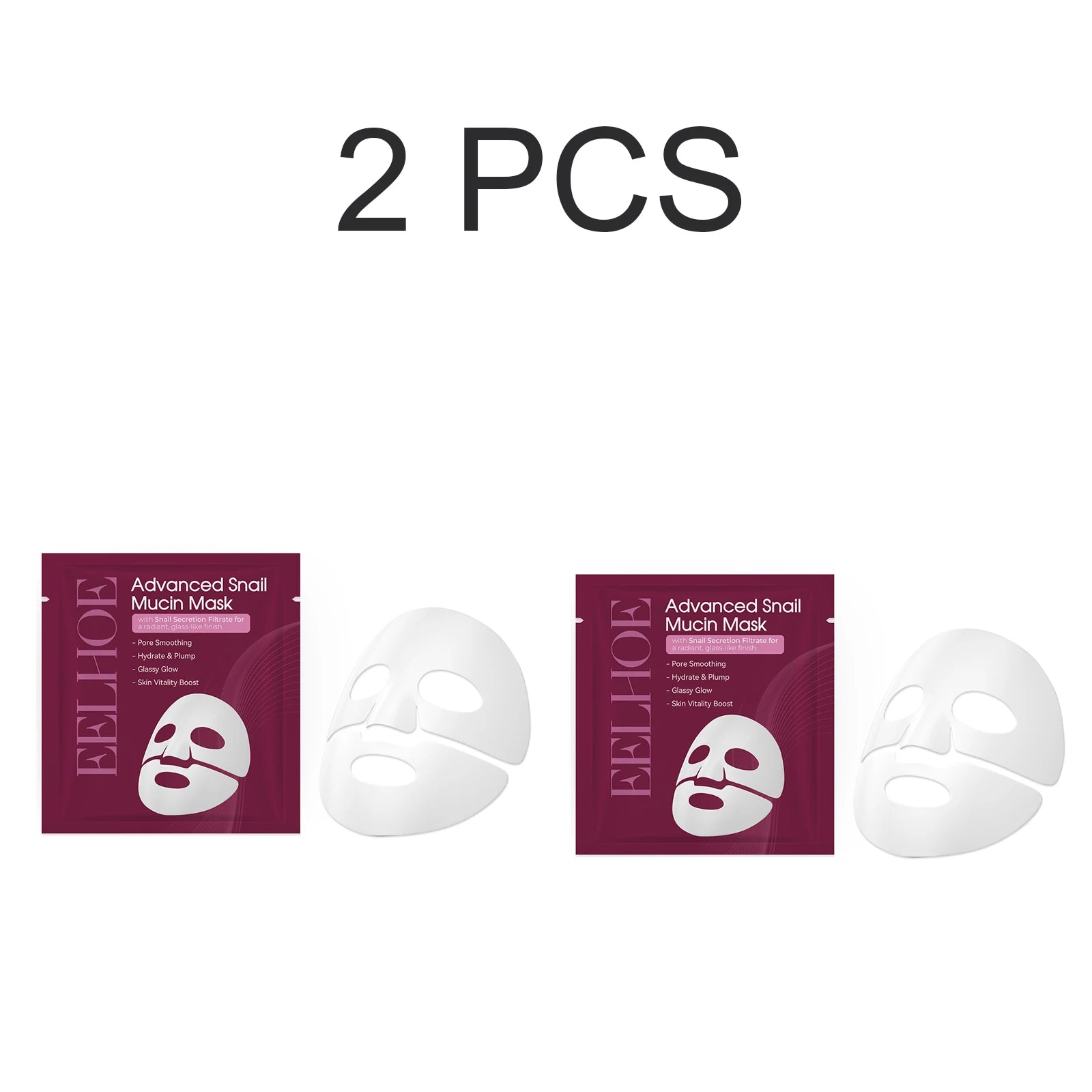 Snail Mucin Face Mask Hydrating Plump Glow Pore Smoothing Sheet Mask Snail Secretion Filtrate Glass Skin Brightens Complexion