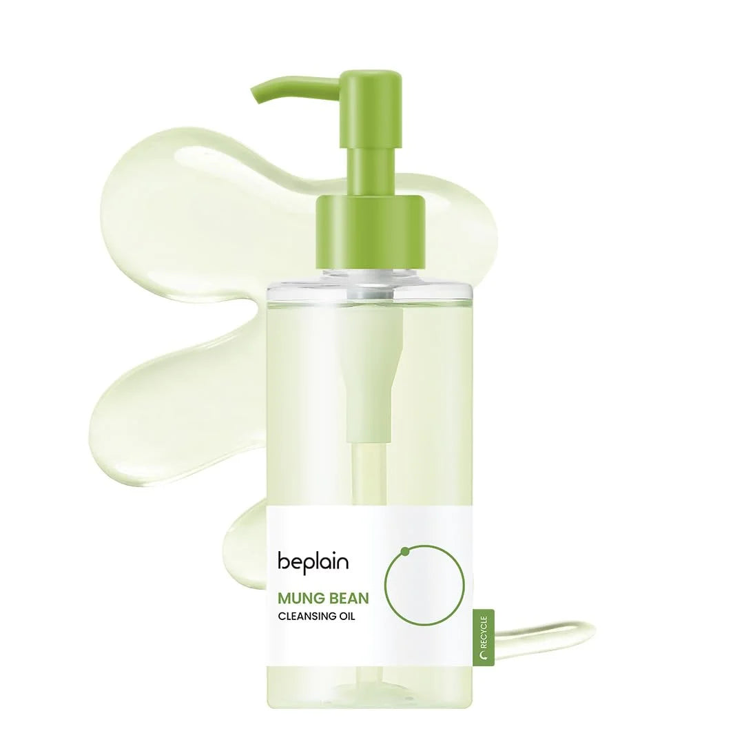 Korean Mung Bean Pore Serum,Deep Pore Cleansing Foam,Makeup Remover Oil and Facail Pore Care Clay Mask Firming Skincare Products