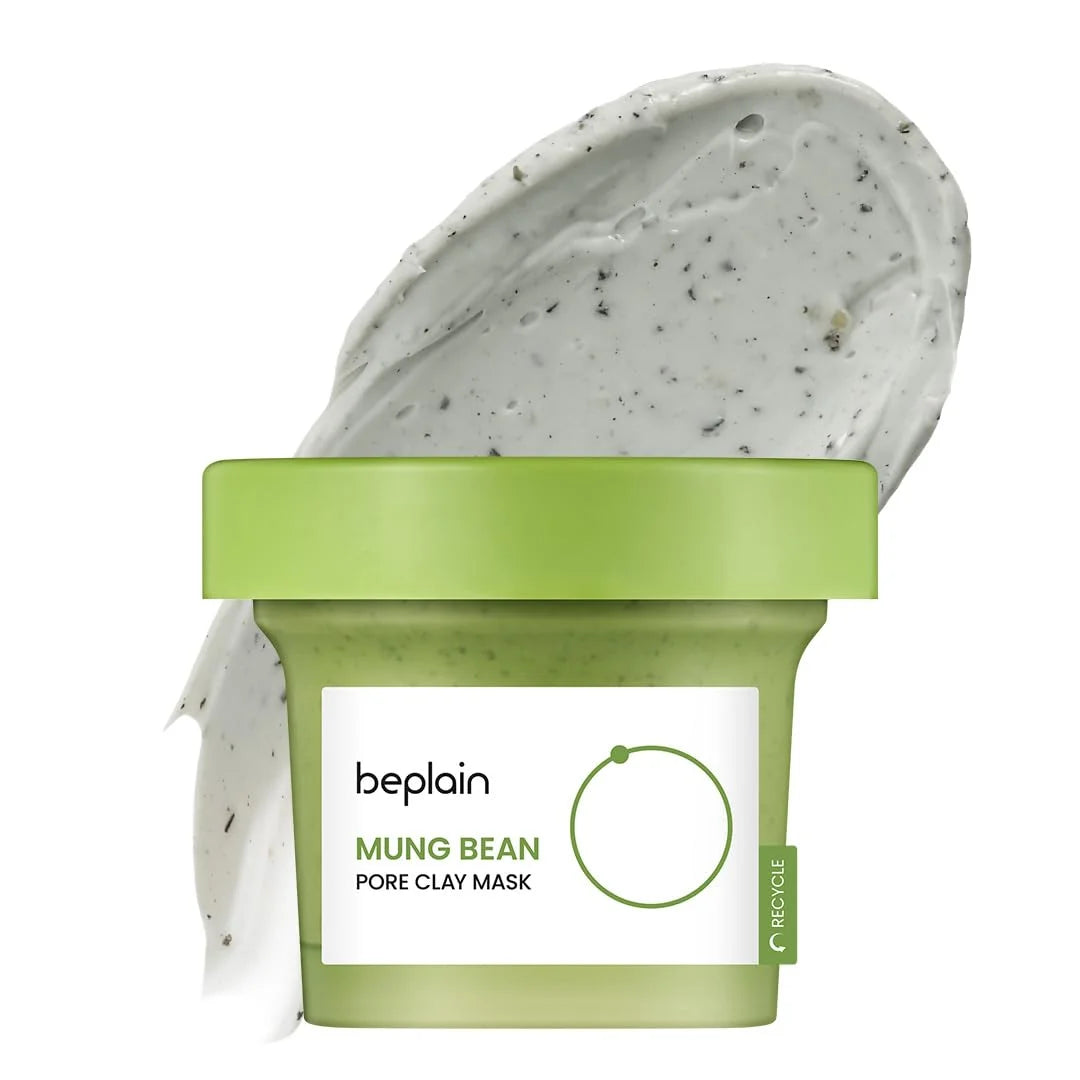 Korean Mung Bean Pore Serum,Deep Pore Cleansing Foam,Makeup Remover Oil and Facail Pore Care Clay Mask Firming Skincare Products